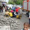 Dos mujeres quedan heridas al caerles encima material de construcción en la avenida Pedregal