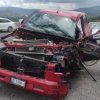 Trailero provoca accidente en la autopista Siglo XXI, huye y abandona su unidad