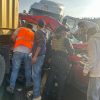Se registra choque multiple en la autopista Siglo XXI