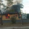 Arde inmueble en la colonia Ana María Gallaga, Morelia