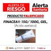 Emiten alerta sanitaria por falsificación de medicamento Finacea®️