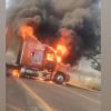 Bloqueos y quema de vehículos en distintos puntos de Michoacán y Jalisco, tras operativo Tapalpa