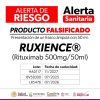 Cofepris alerta por falsificación del medicamento Ruxience®️
