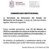 Cancelan clases escolares en Michoacán