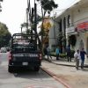 Delincuentes asaltan banco del Bienestar en Uruapan