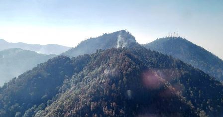 Controlado el incendio forestal en Cerro Burro de Pátzcuaro