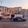 Vuelca camión de pasajeros en el fraccionamiento Camponubes, Morelia