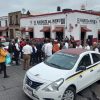 Taxistas se manifestan en contra de la aplicación de multas e infracciones