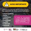 Por Tormenta Tropical Flossie se suspenderán clases en 8 municipios