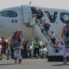 Con poco más del 50 por ciento de su capacidad, arribó a Morelia el primer vuelo procedente de Ixtapa