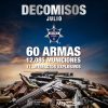 En julio, fueron aseguradas 60 armas de fuego y 11 explosivos en operativos en Michoacán