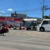 Habitantes de Teremendo de los Reyes bloquean la entrada al Distribuidor Vial de la Salida a Quiroga
