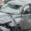 Volcadura automovilística deja a mujer herida en el Libramiento Norte de Morelia