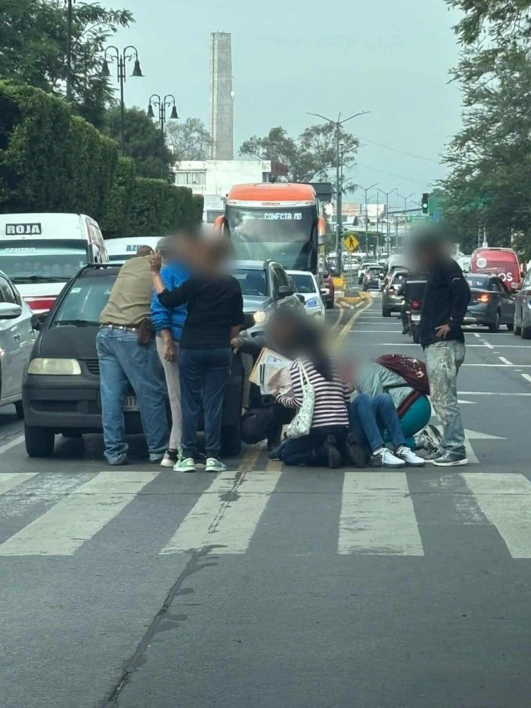 Peatona es atropellada en la Av. Madero Poniente de Morelia
