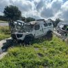 Se accidenta vehículo blindado de la GN en la carretera México-Guadalajara; hay 5 heridos