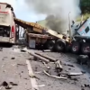Choque por alcance en la autopista de Occidente involucra a varios vehículos