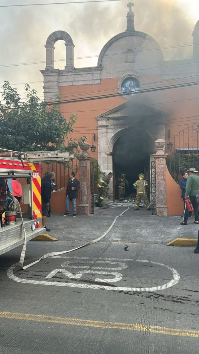 Detienen a sospechoso de incendiar iglesia moreliana