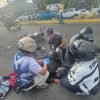 Motociclista es impactado por un vehículo en Calzada La Huerta de Morelia
