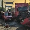Se accidenta camión de la Coca-Cola en el libramiento de Morelia