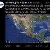 Sismo de 6.5 grados de siente en Michoacán