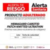 Alerta Cofepris por adulteración de parches vasculares