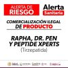 Alerta Cofepris por comercialización ilegal de productos con tirzepatida