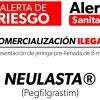 Alertan sobre la comercialización ilegal del medicamento Neulasta®️ 6 mgAlertan sobre la comercialización ilegal del medicamento Neulasta®️ 6 mg