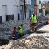 En Santa María, supervisan obras sanitarias