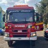 Bomberos combaten incendio en un departamento de la colonia Xangari
