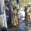 Se registra incendio en domicilio de la colonia Gustavo Díaz Ordaz, en Morelia