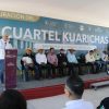 Inaugura Bedolla Cuartel Kuarichas para reforzar la seguridad en la Meseta Purépecha