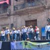 Arriban trabajadores al primer cuadro de la ciudad