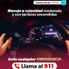 Llama SSM a extremar precauciones al conducir con pavimento mojado