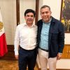 Jesús Ramírez Cuevas reconoce el liderazgo y el compromiso de Juan Carlos Barragán en Morelia