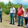 Supervisan autoridades caminos rurales de Atécuaro