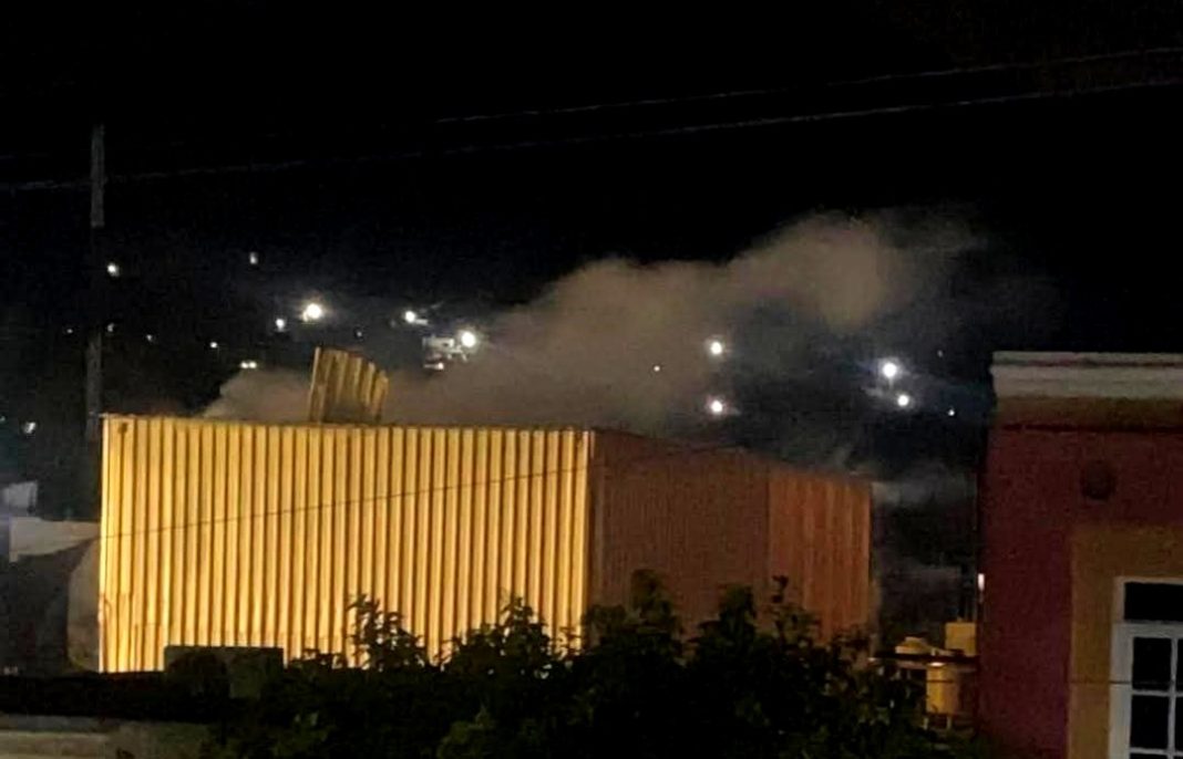 Fuga de amoniaco en hielera de Nueva Italia moviliza a las corporaciones de auxilio