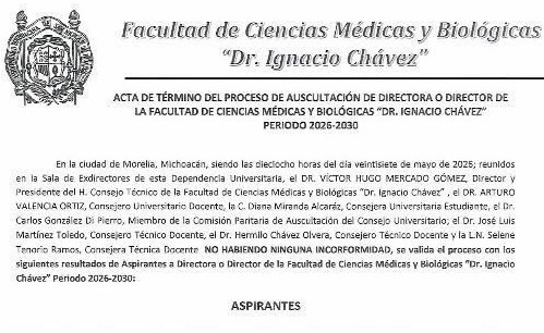 Con victoria absoluta en tres sectores, Medicina define su rumbo para los próximos cuatro años