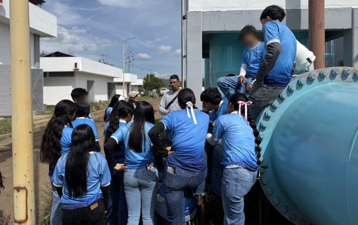 Fortalecen la cultura del agua con estudiantes del Colegio de Bachilleres del Estado de Michoacán, Plantel Chucándiro