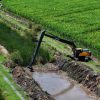Rehabilitan más de 31 kilómetros de canales y drenes en Sixto Verduzco y Angamacutiro