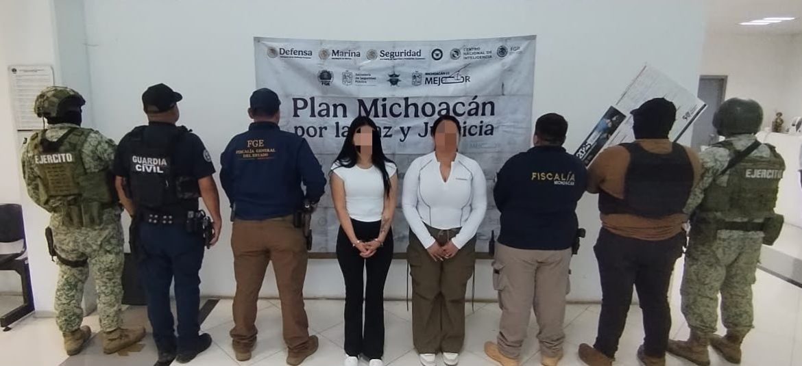 Detienen en Tingambato a 2 mujeres con orden de aprehensión por presunto homicidio