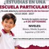 Abre SEE registro para becas a alumnos de planteles privados, que implican descuento del 25 % en pagos