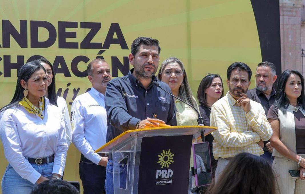 Advierte PRD Michoacán que las acciones para recuperar la seguridad no han dado resultados