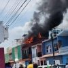Se registra incendio de domicilio en la colonia Industrial, al norte de Morelia