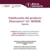 Alertan sobre falsificación del producto Pharmaton®️ 50+ SENIOR