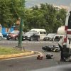 Choque entre motocicletas deja dos heridos en el Libramiento Oriente de Morelia