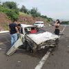 Dos accidentes afectan la circulación en la Autopista Siglo XXI; hay un lesionado