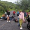 Mueren tres jóvenes tras choque de motocicletas en Tarímbaro; hay un herido