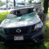 Camioneta choca contra árbol en el Libramiento Norte de Morelia; hay un herido