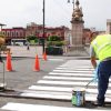 Realizan balizamiento y mantenimiento de señalética para movilidad segura y accesible