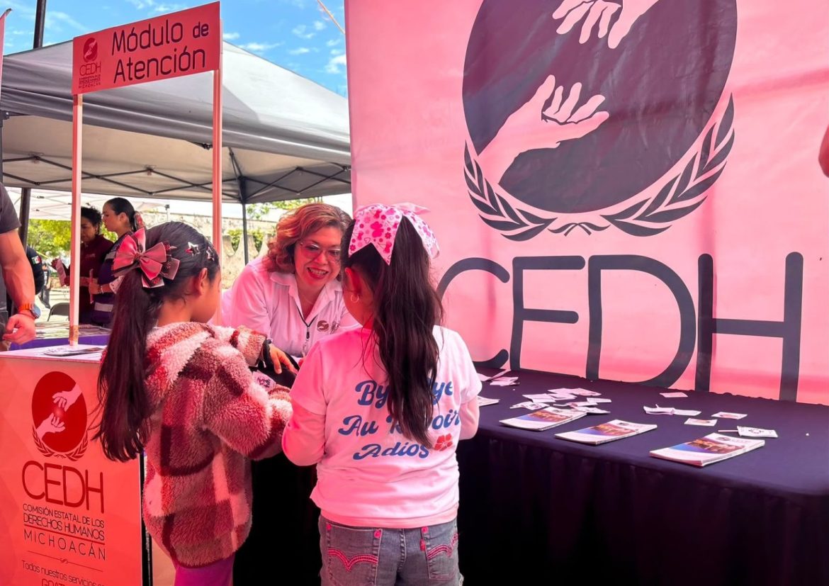 La niñez y las juventudes, en el centro de la estrategia de capacitación de la CEDH Michoacán